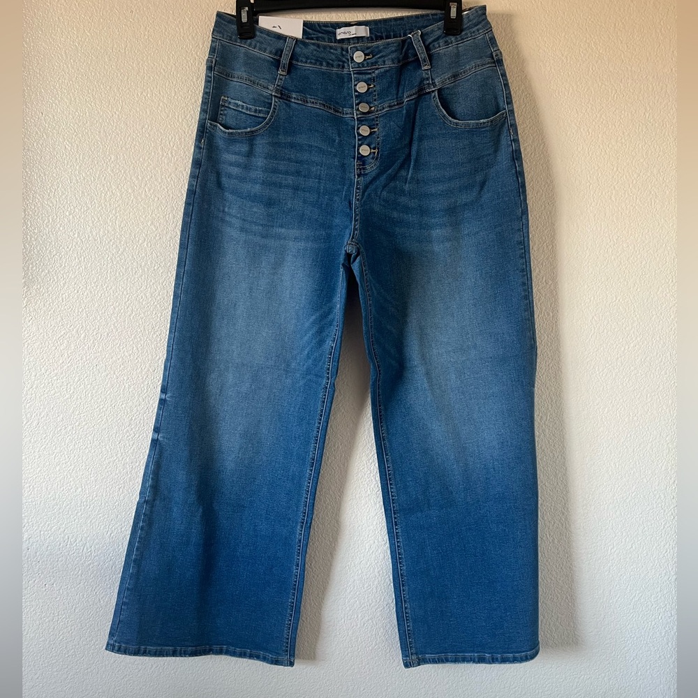 NWT Oneso High-Waisted Blue Denim Jeans